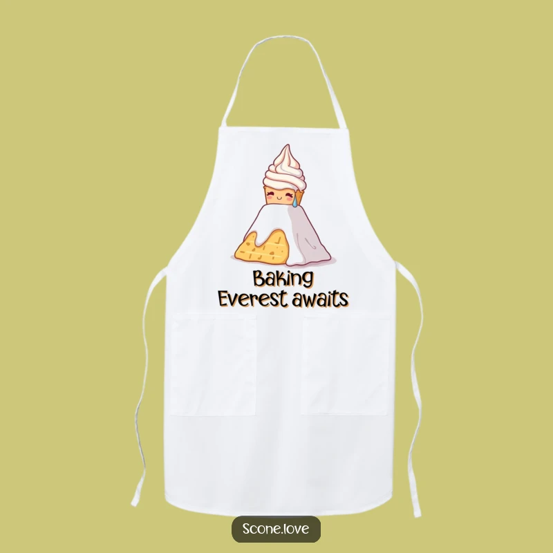 Funny Scone Cream Climb Apron - Humorous Baker's Gear, Ideal Funny Gift