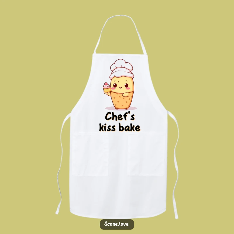 Funny Kawaii Scone Chef Apron: Protect and Amuse, A Perfect Kitchen Gift