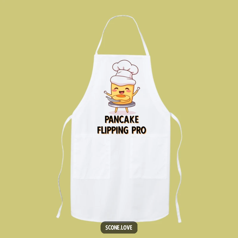 Funny Chef Scone Apron: Pancake Flipping Protector Gift