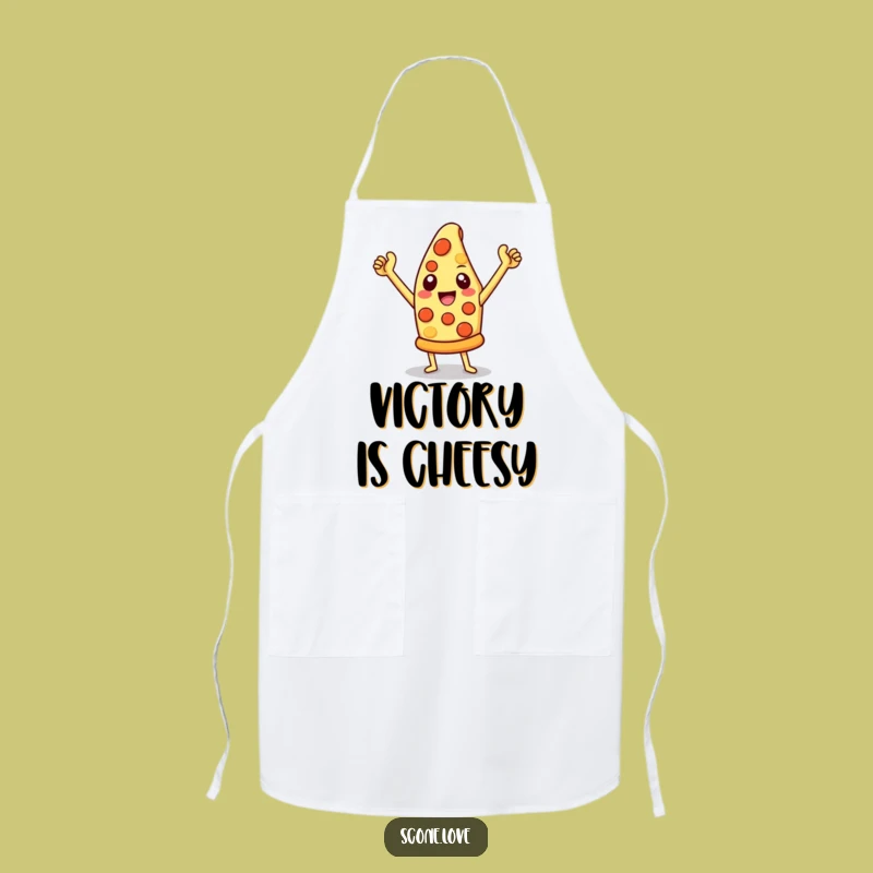 Funny Pizza Apron: Your Triumphant Cheesy Kitchen Helper