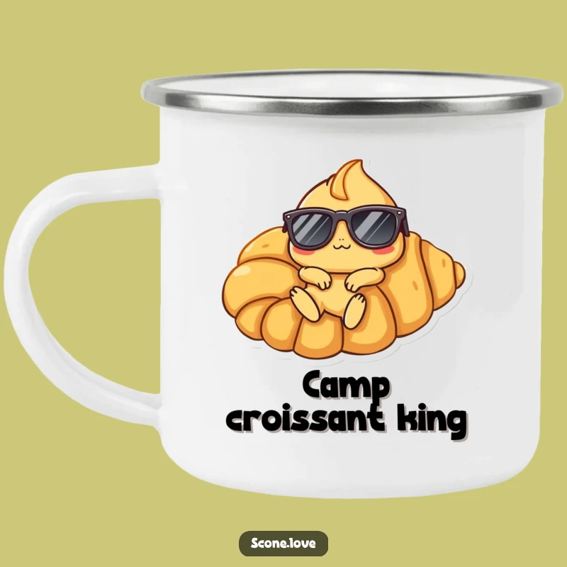Funny Scone Lounger Camping Mug: Sip and Relax Outdoors with Humor