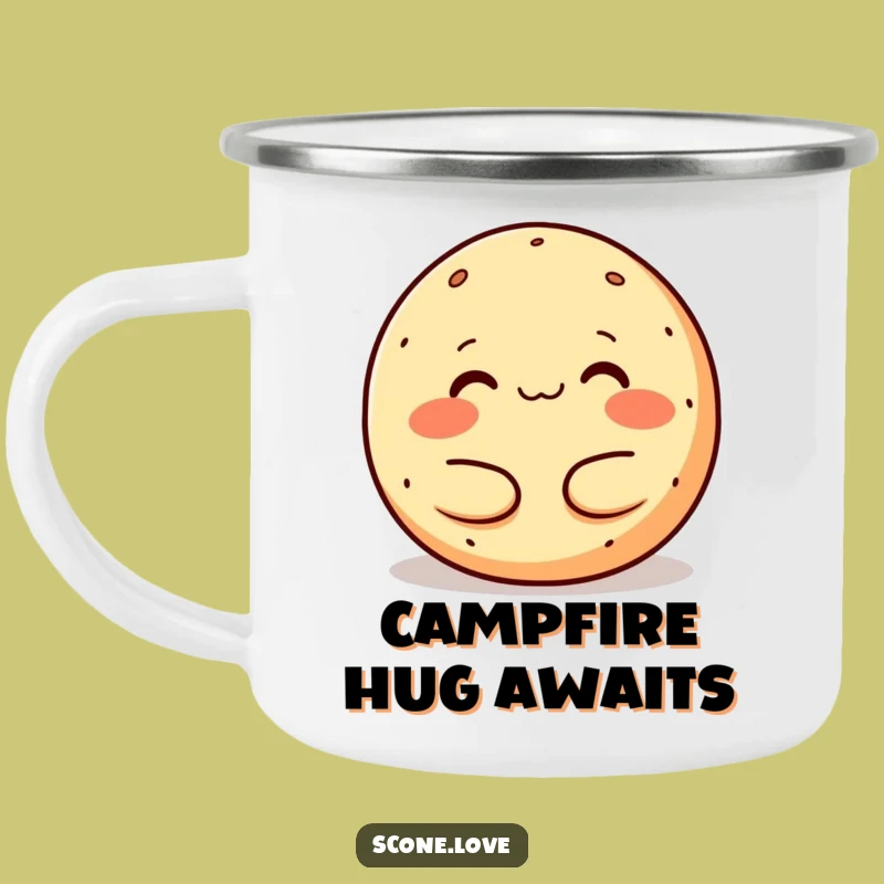 Funny Melting Donut Camping Mug - Cozy Coffee Cup for Relaxing Adventures