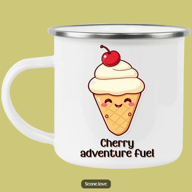 Durable Funny Kawaii Scone Wink Camping Mug: Adventure with a Wink, A Unique Gift