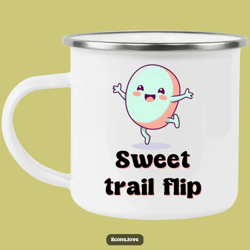 Funny Candy Camping Mug: Sweet Energy for Outdoor Fun
