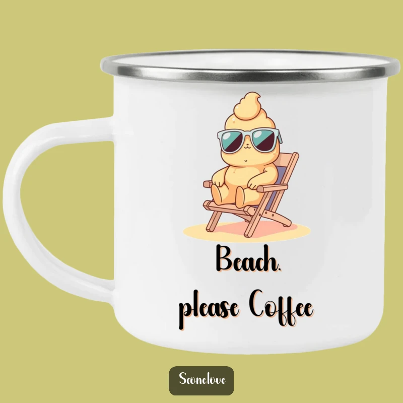 Funny Scone Camp Mug: Hilarious Outdoor Relaxation for Coffee Lovers, Perfect Funny Gift