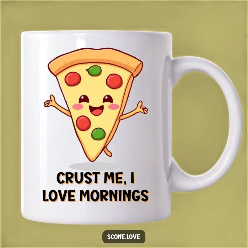 Funny Pizza Dance Mug - Hilarious Foodie Gift for Pizza Lovers