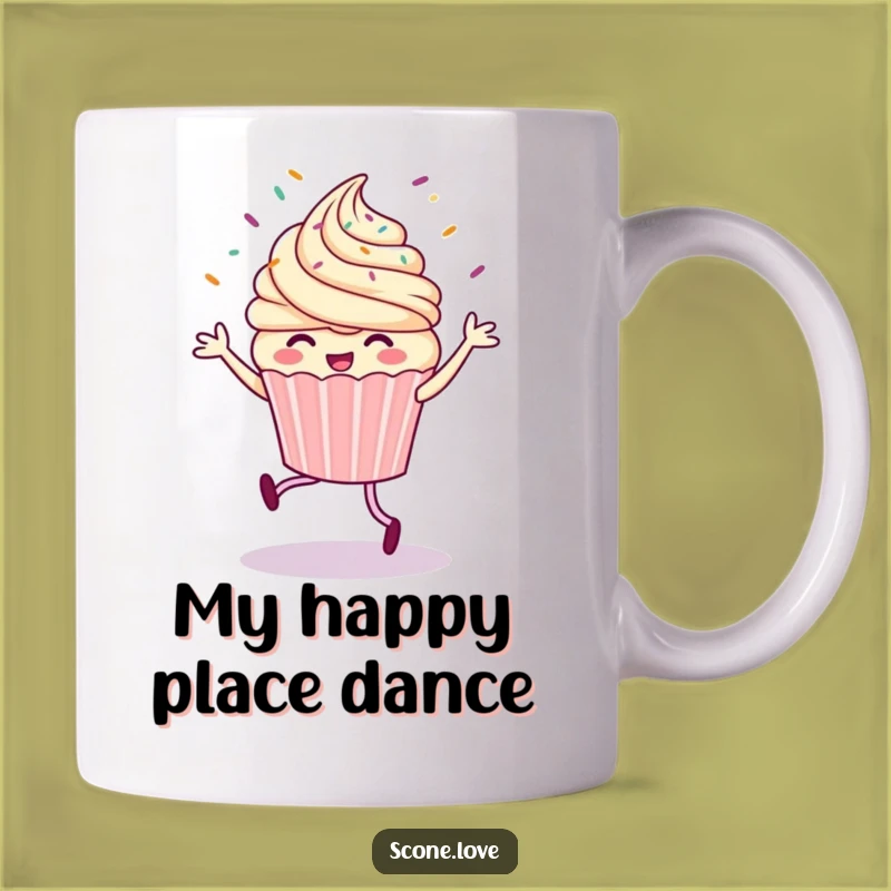 Funny Cupcake Jig Mug: A Hilarious Sprinkle Flying Treat, Perfect Funny Gift!