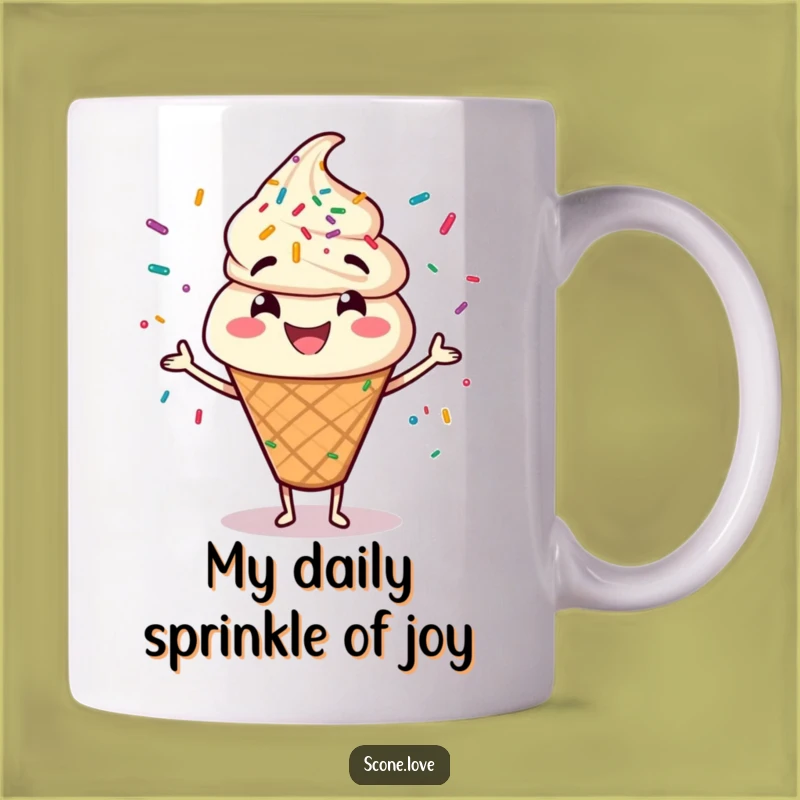 Funny Scone Character Juggling Sprinkles Mug: A Joyful and Hilarious Gift Idea
