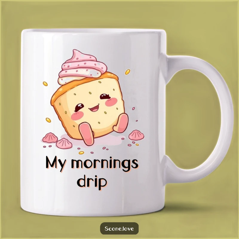 Funny Tripping Scone Mug Makes Perfect Funny Gift for Clumsy Pastry Lovers