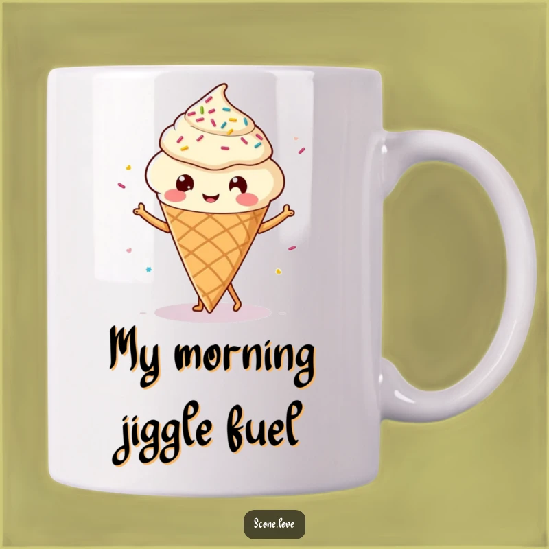 Funny Kawaii Scone Dancing Mug: A Hilarious Treat for Scone Lovers, A Perfect Gift