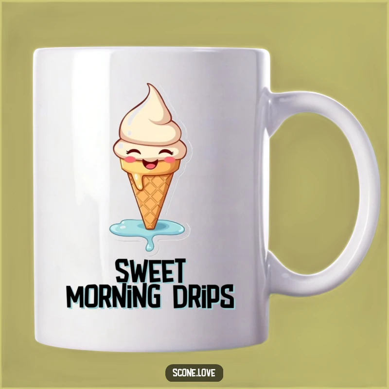 Funny Melting Ice Cream Mug - Joyful Treat Gift for Sweet Hearts!