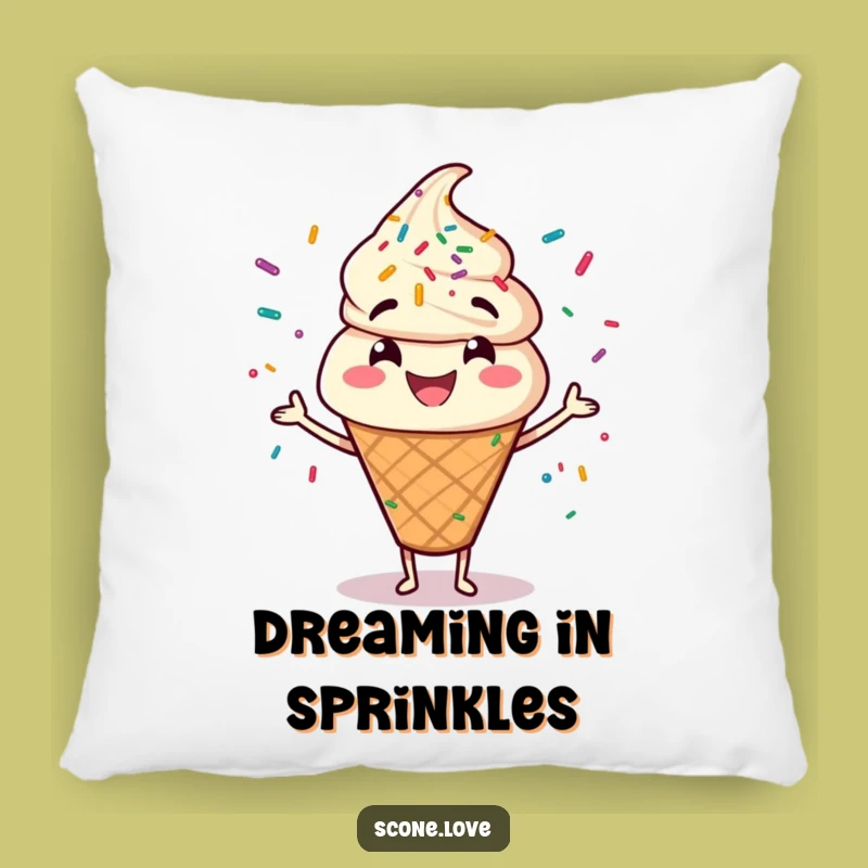 Funny Scone Character Sprinkle Juggling Pillow: Comfort and Comedy Combined