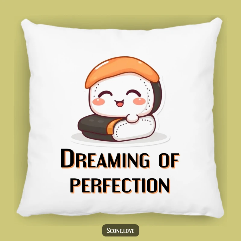 Funny Sushi Pillow: Cozy Comfort with a Happy Rolling Design