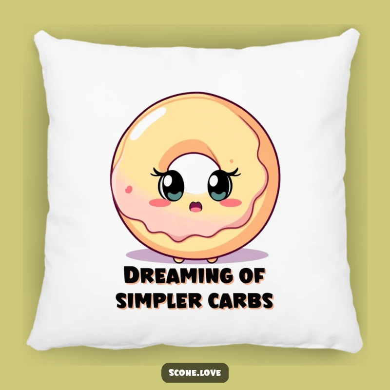 Funny Scone Donut Surprise Pillow: Cozy Comfort with Hilarious Foodie Flair