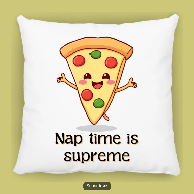 Funny Pizza Dance Pillow - Soft & Hilarious Comfort for Couch Potatoes