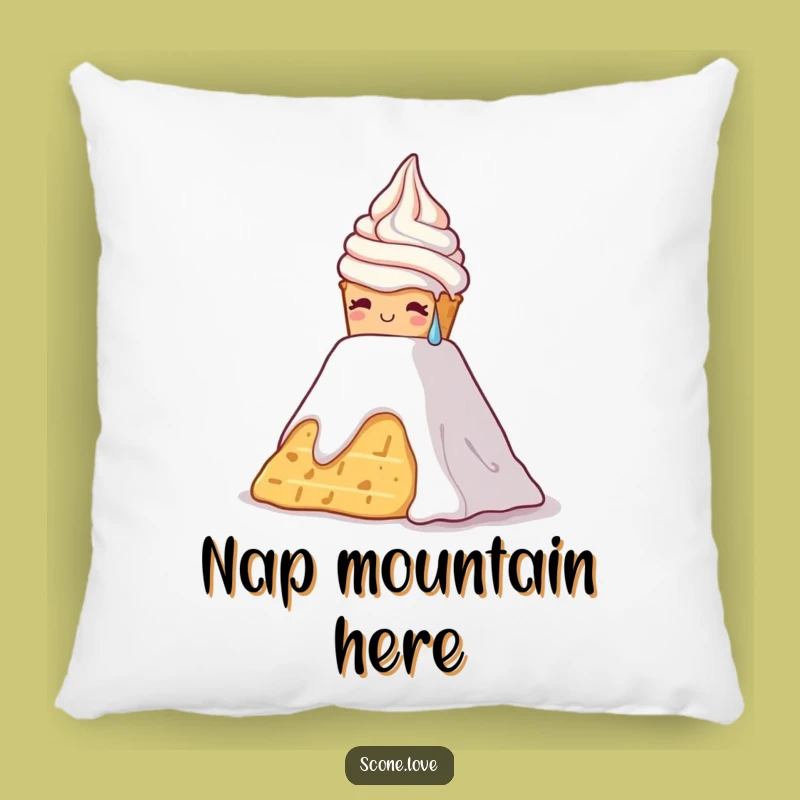 Funny Scone Cream Climb Pillow - Comfy Struggle Cushion, Perfect Funny Gift