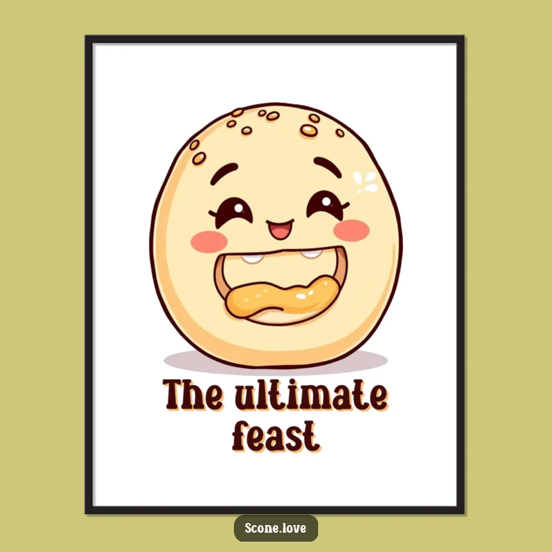 Funny Donut Battle Digital Art Print Instant Whimsy For Your Walls