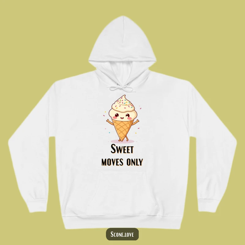 Cozy Funny Kawaii Scone Dancing Hoodie: Warmth and Laughter, Ideal Scone Gift