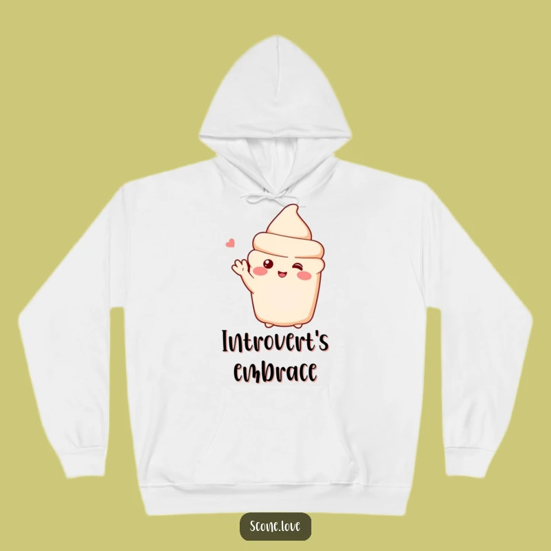 Cozy Funny Shy Scone Hoodie: Hugs of Warmth and Funny Cheer