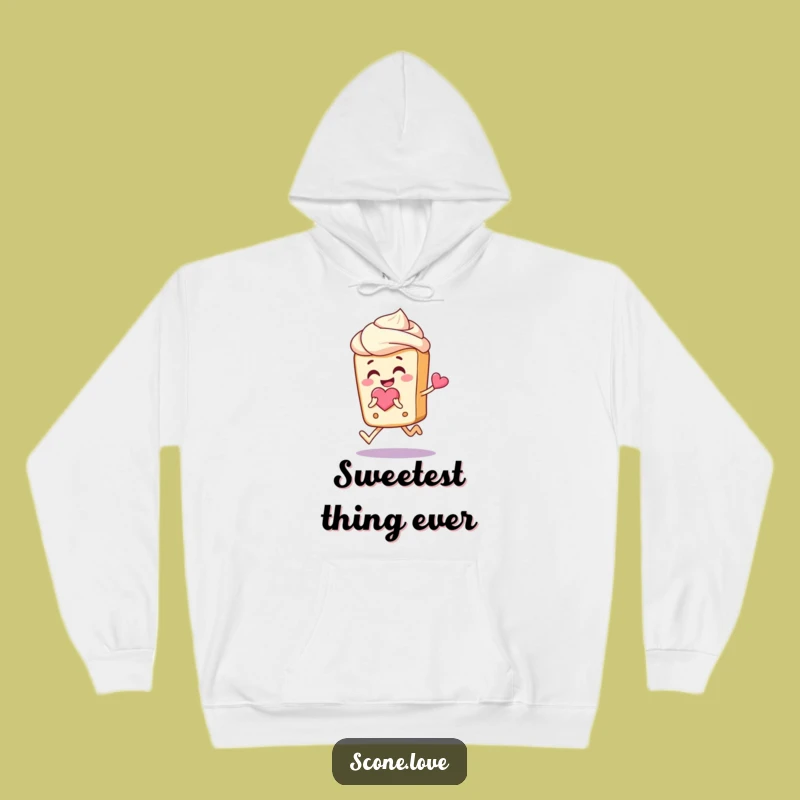 Cozy Scone Love Hoodie: Warm Pastry Sweatshirt for Sweet Comfort