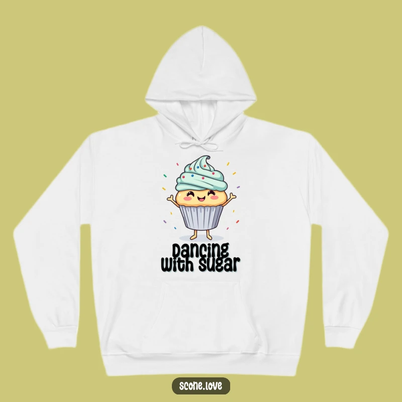 Funny Cozy Hoodie: Cupcake Grooving, Sprinkle Shower Comfort Gift