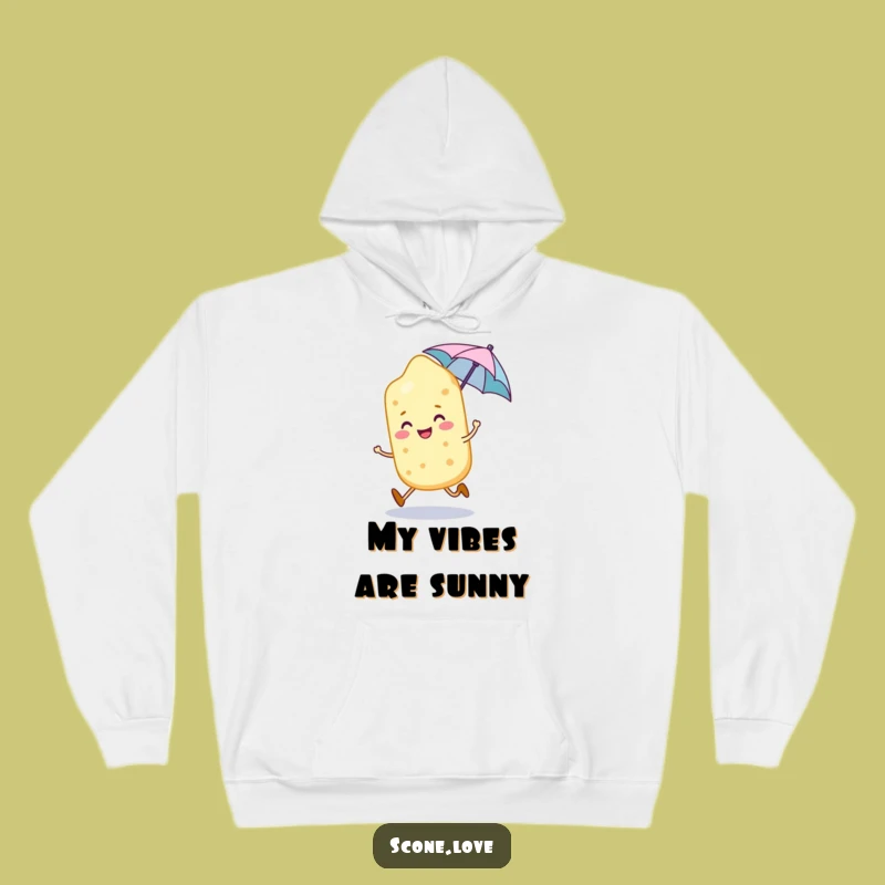Funny Scone Skipping Hoodie - Cozy Baked Goods Apparel