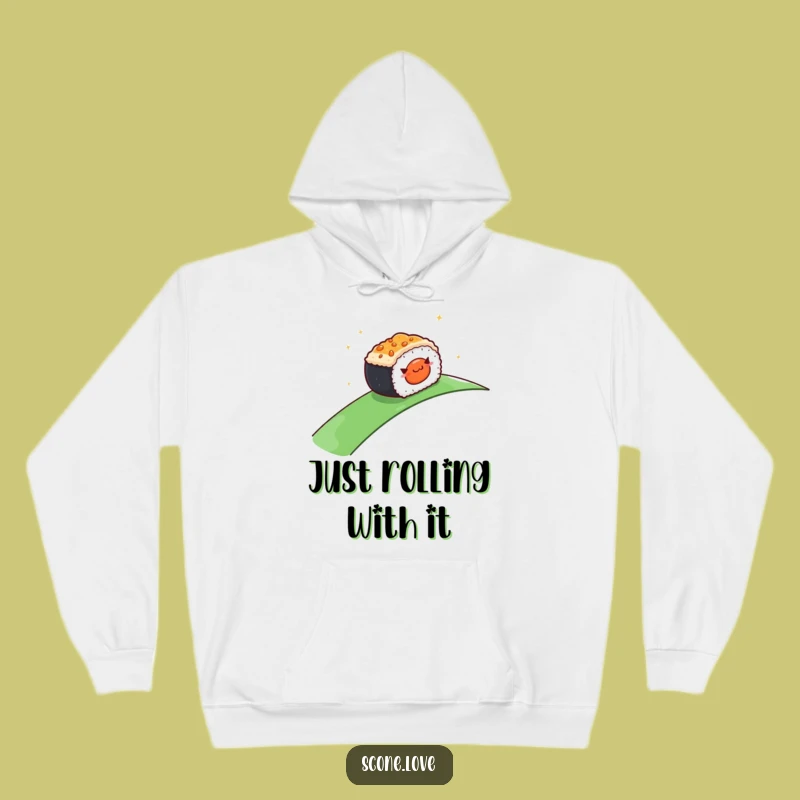 Funny Rolling Sushi Hoodie: Cozy Comfort, Wonderful Funny Gift for Sushi Lovers!
