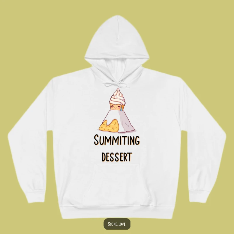 Funny Scone Cream Climb Hoodie - Cozy Baker's Effort Sweatshirt, Perfect Funny Gift