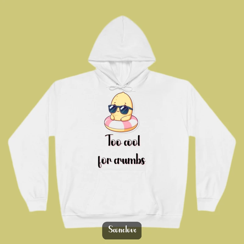 Funny Scone Sunglasses Beach Float Hoodie: Cozy Comfort for Ultimate Relaxation