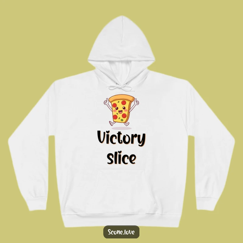 Funny Cozy Hoodie: Pizza Victory Lap, Comfort Food Celebration Gift