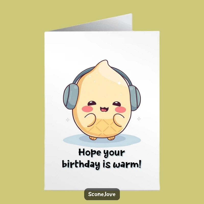 Free Printable Birthday Card: Chilly Scone - Hilariously Funny Downloadable Gift!