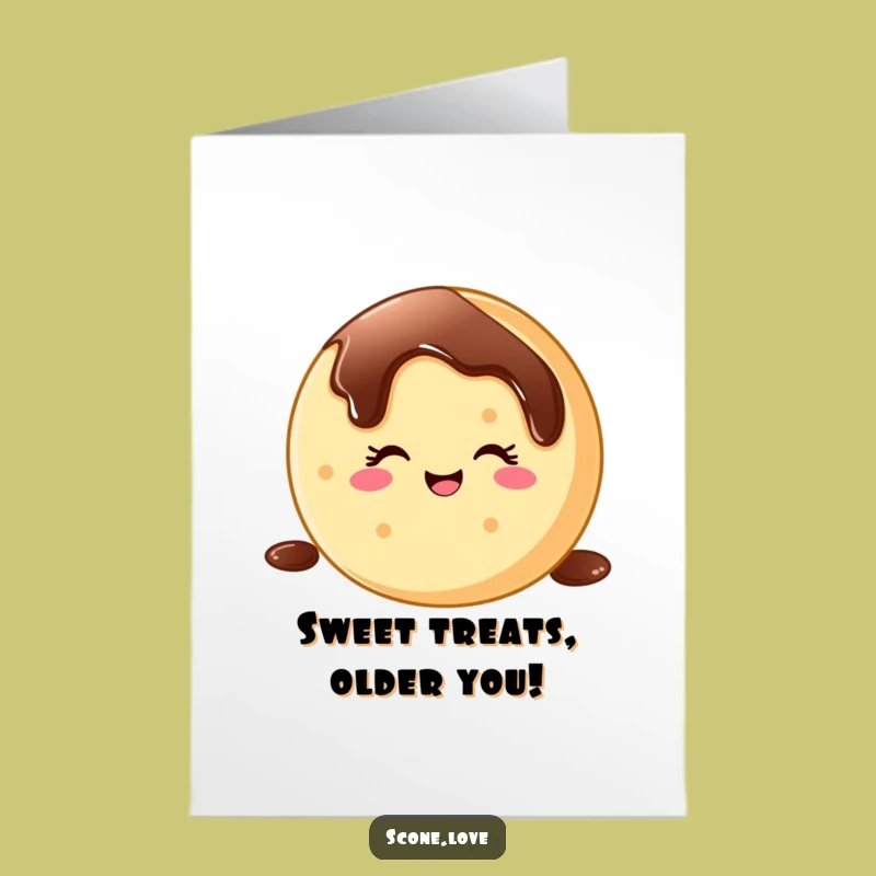Free Printable Birthday Card: Funny Donut Wink Greeting, Perfect Downloadable Gift!