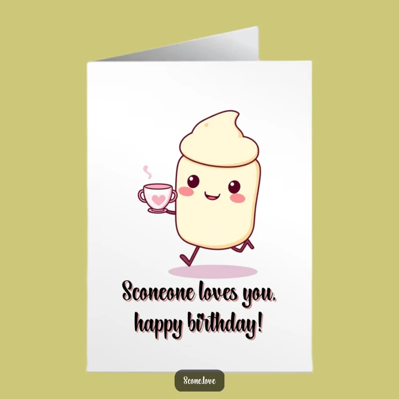 Joyful Free Printable Birthday Card: Happy Scone, Perfect Downloadable Gift!