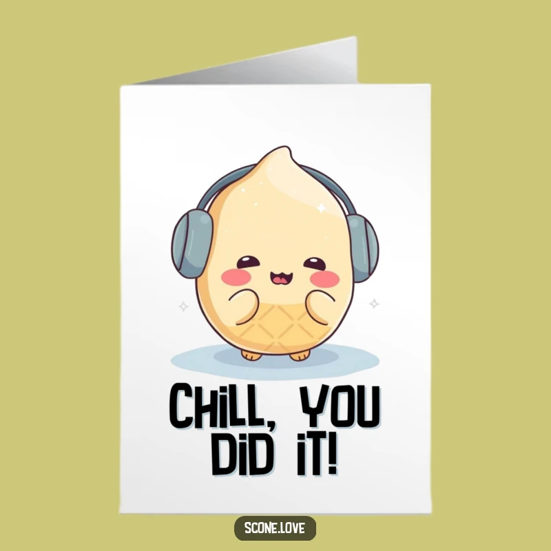 Free Printable Congrats Card: Cozy Scone - The Funniest Downloadable Greeting!