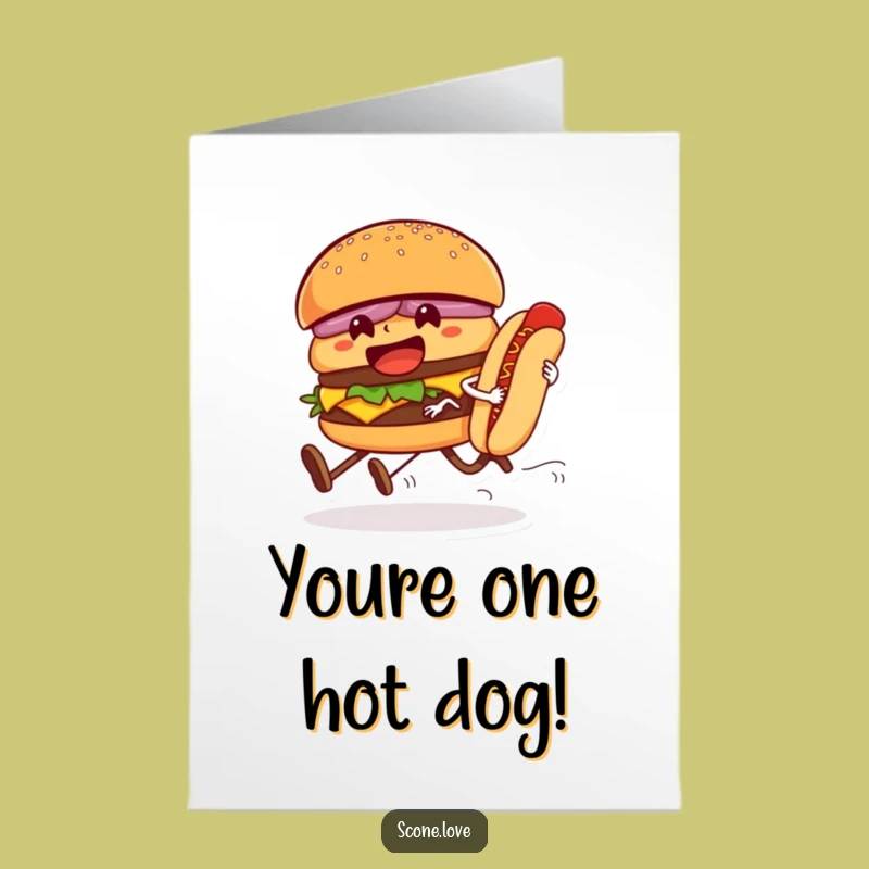 Free Printable Congrats Card: Fast Food Race Winner - Humorous Downloadable Gift