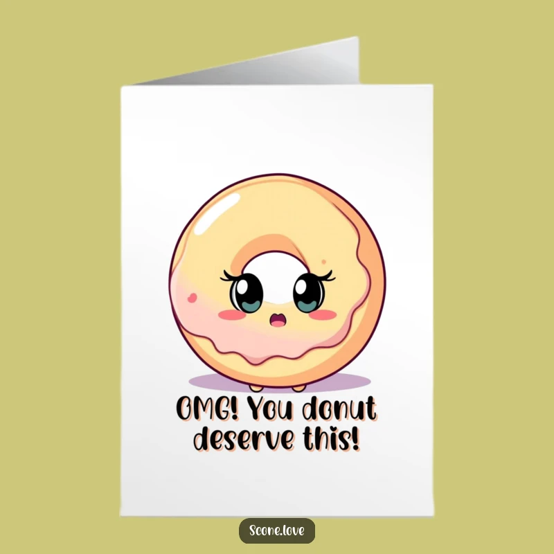 Free Printable Congrats Card: Scone's Big Surprise for Funny Downloadable Celebration