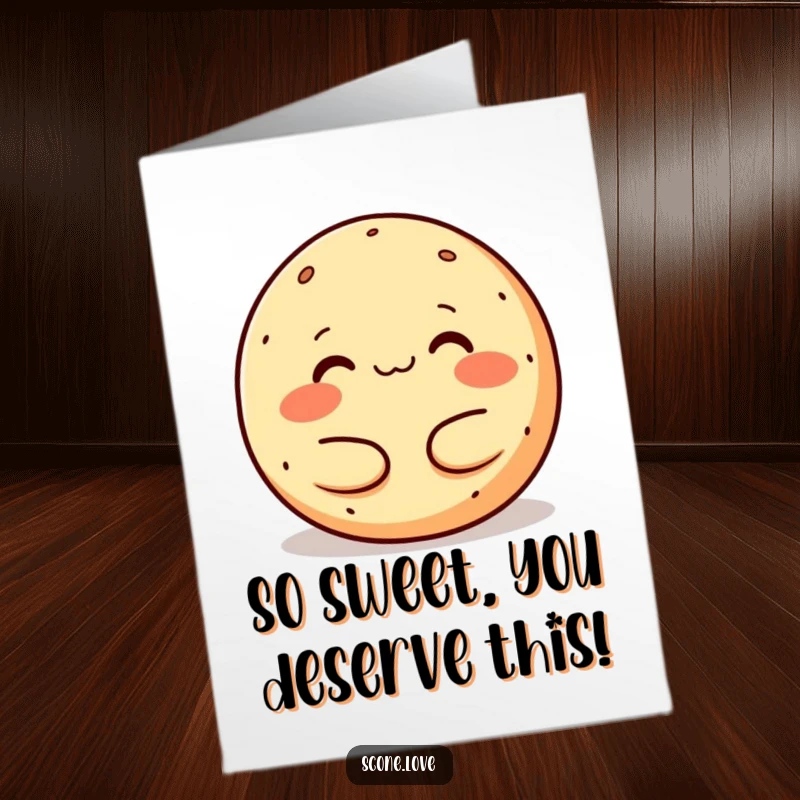 Funny Free Printable Congratulations Card showing a smiling donut melting into a warm embrace, perfect for sharing joy.