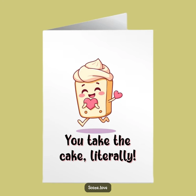 Free Printable Happy Scone Congrats Card - Funny Food Joyful Heart