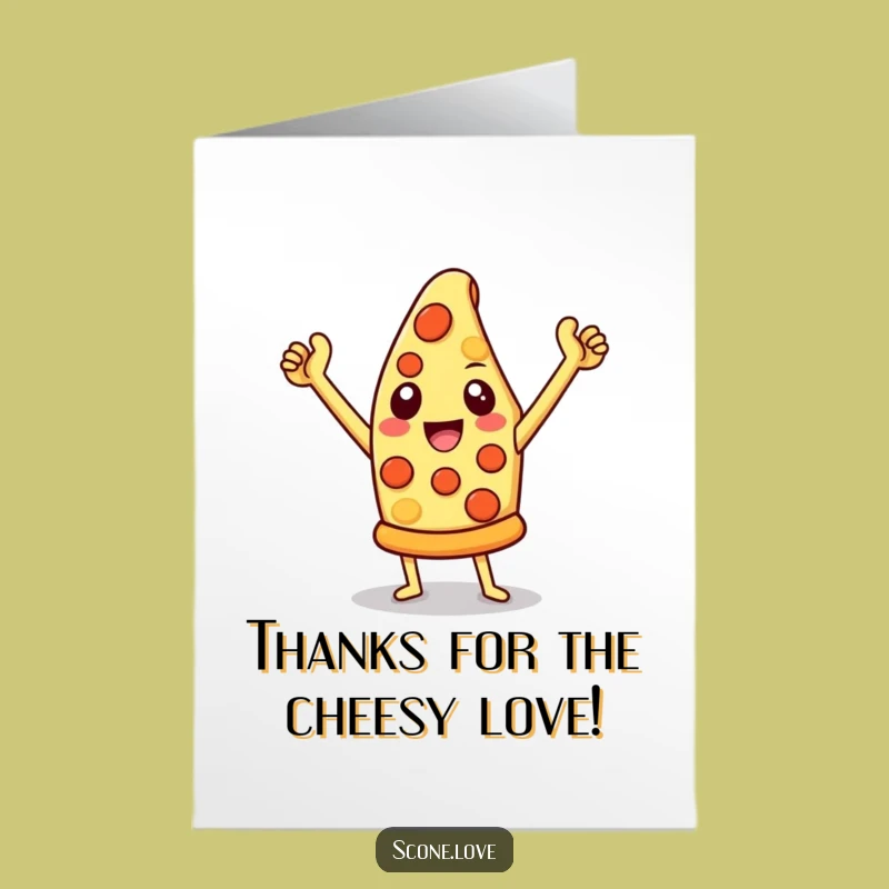 Free Printable Thank You Pizza Card: Triumphant Gratitude Downloadable Gift