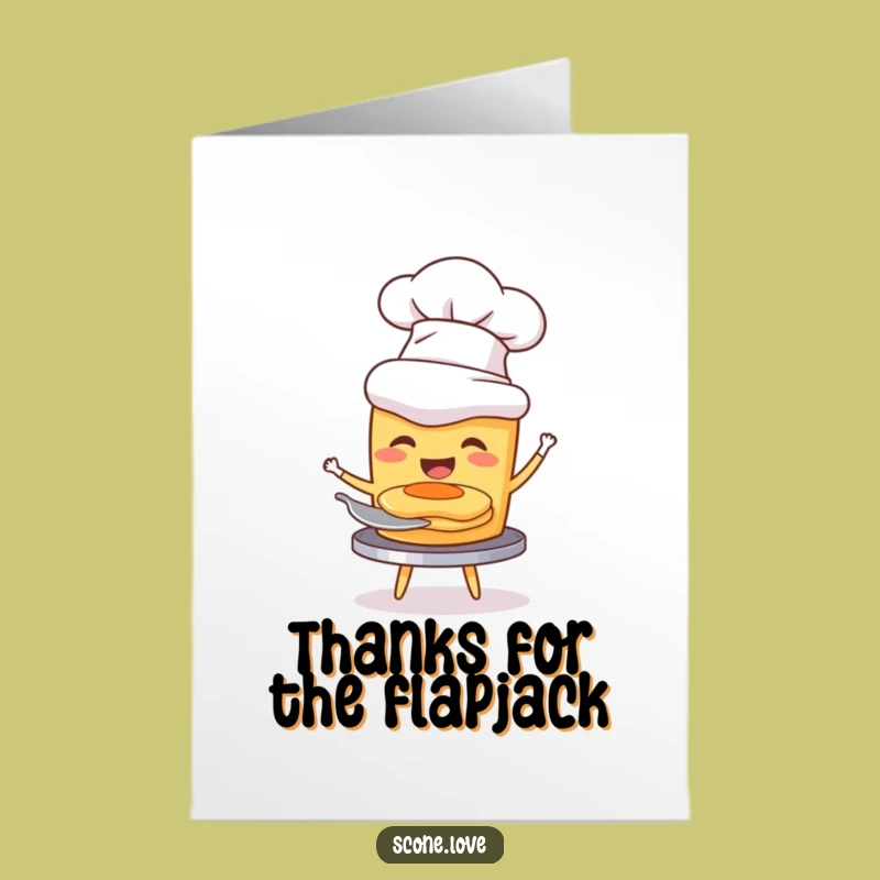 Free Printable Thank You Card: Chef Scone Serves Gratitude!