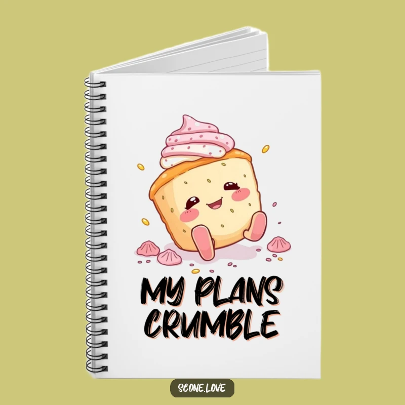 Funny Tripping Scone Notebook: Capture Your Thoughts (and Fumbles!), Ideal Funny Gift