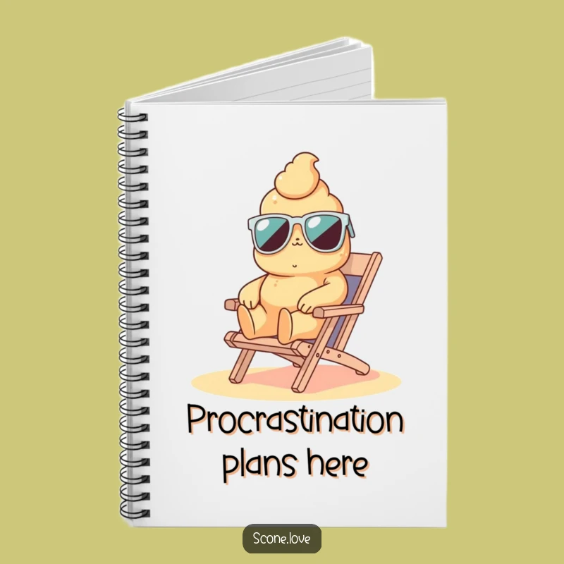 Funny Scone Journal: Hilarious Lounging Pastry for Notes & Ideas, Perfect Funny Gift