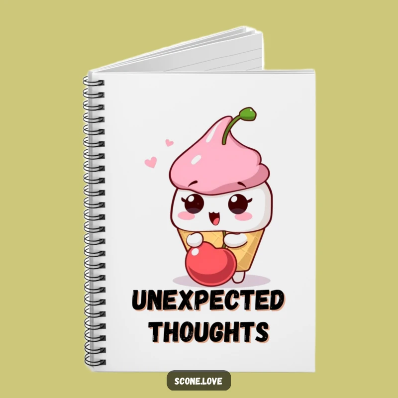 Funny Surprised Scone Notebook: Jot Down Ideas with This Hilarious Journal