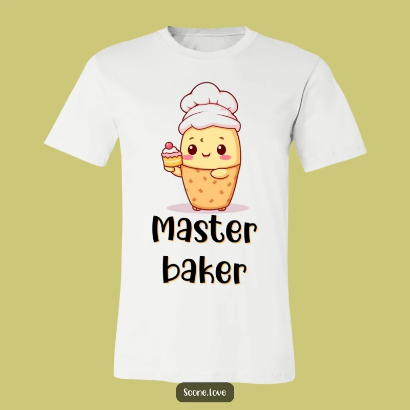 Funny Kawaii Scone Chef T-Shirt: Bake with Joy, A Hilarious Baker Gift