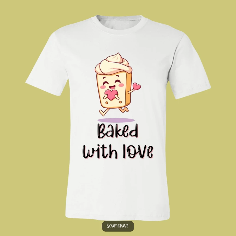 Funny Scone Joy T-Shirt: Adorable Pastry Love Tee