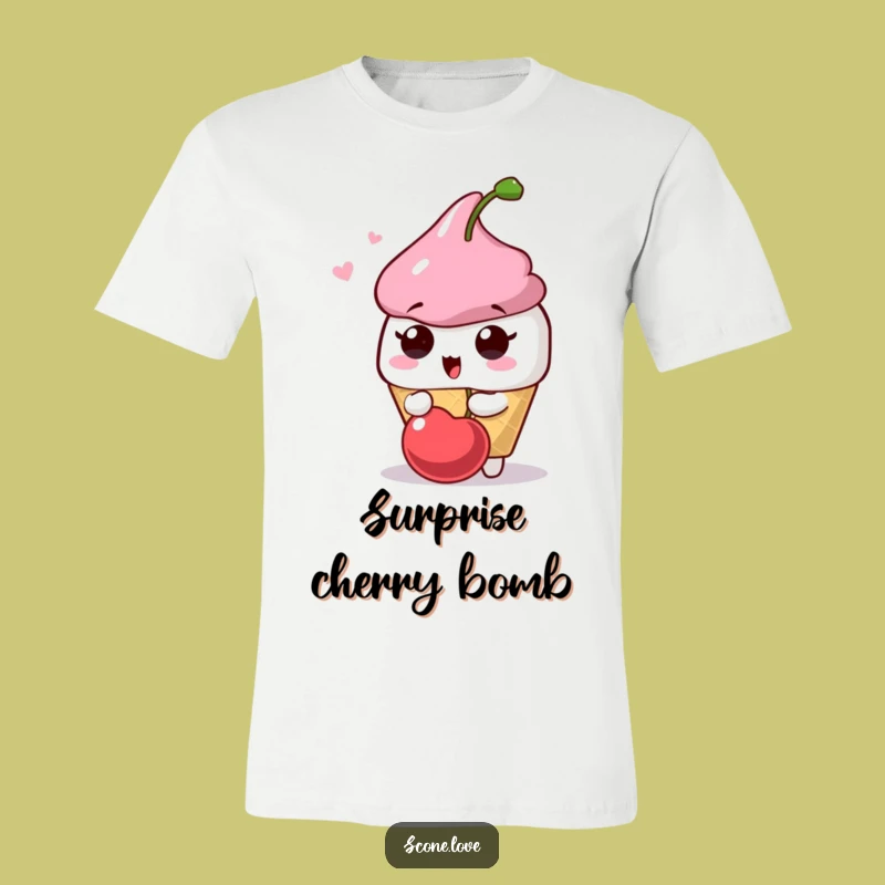 Funny Surprised Scone T-Shirt: Wear Your Moment of Delight