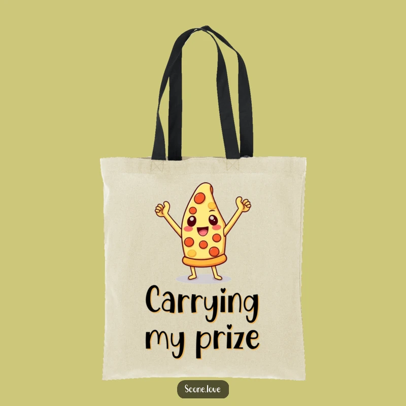 Funny Pizza Tote Bag: Carry Your Triumphant Slice Everywhere