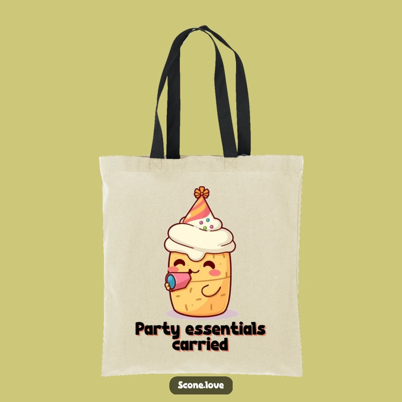 Funny Scone Party Tote Bag: Carry Your Celebration Funny Gift