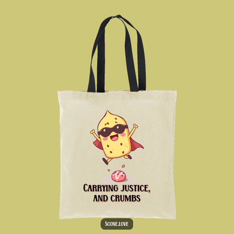 Funny Superhero Scone Tote Bag: Carry Your Essentials with Super Funny Style