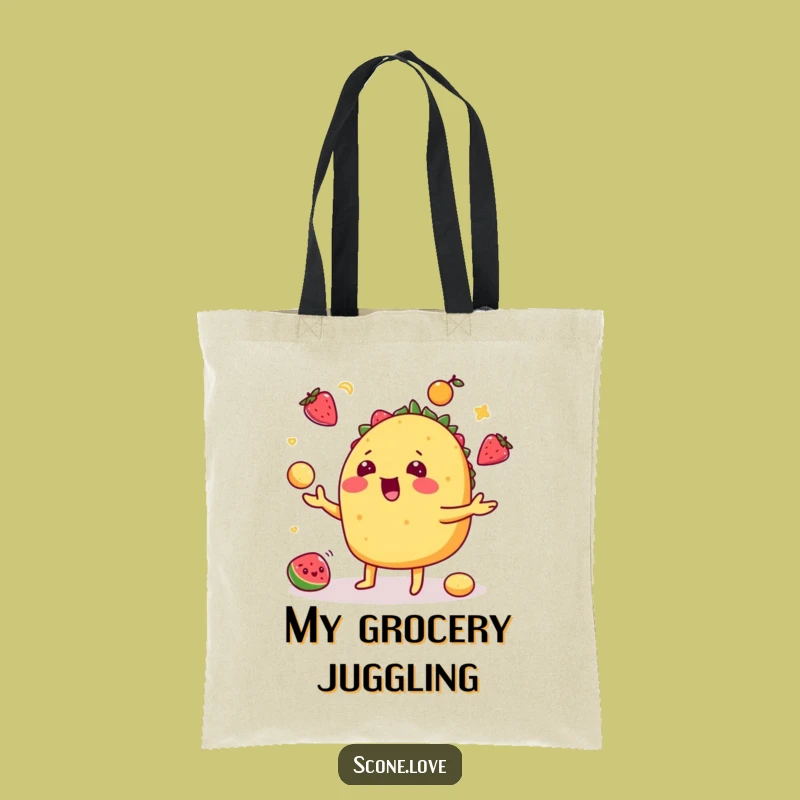 Funny Taco Tote Bag: Carry Your Fiesta Fun Everywhere